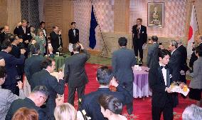 Japanese, EU parliamentarians toast in reception